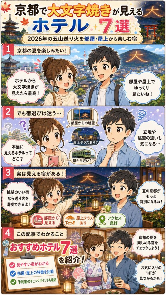 この記事の紹介をする4コマ漫画