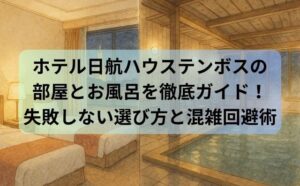 ホテル日航ハウステンボスの部屋とお風呂を徹底ガイド！失敗しない選び方と混雑回避術