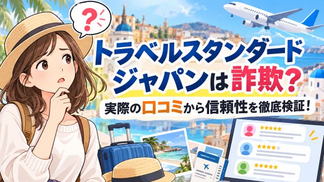 トラベルスタンダードジャパンは詐欺？実際の口コミから信頼性を徹底検証！