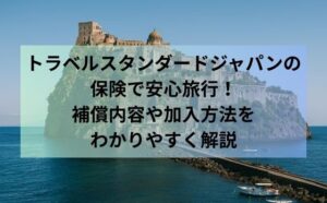 トラベルスタンダードジャパンの保険で安心旅行！補償内容や加入方法をわかりやすく解説