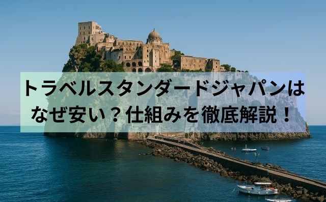 トラベルスタンダードジャパンはなぜ安い？仕組みを徹底解説！