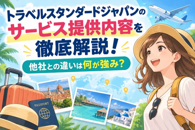 トラベルスタンダードジャパンのサービス提供内容を徹底解説!他社との違いは何が強み?