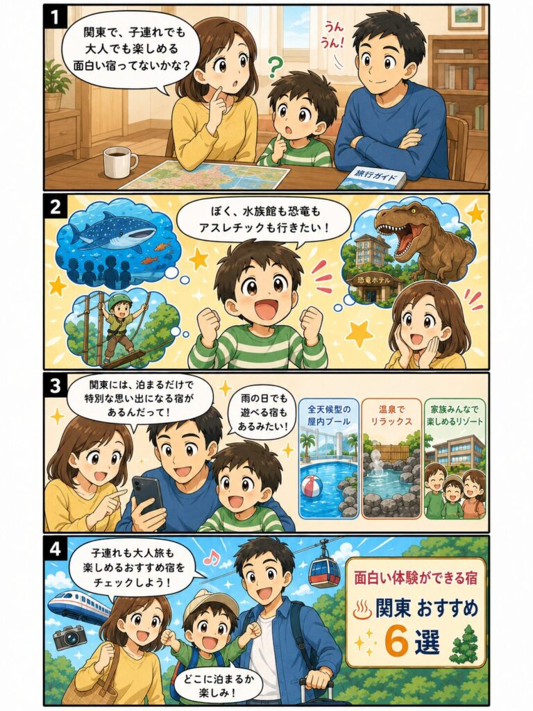 この記事の紹介をする4コマ漫画