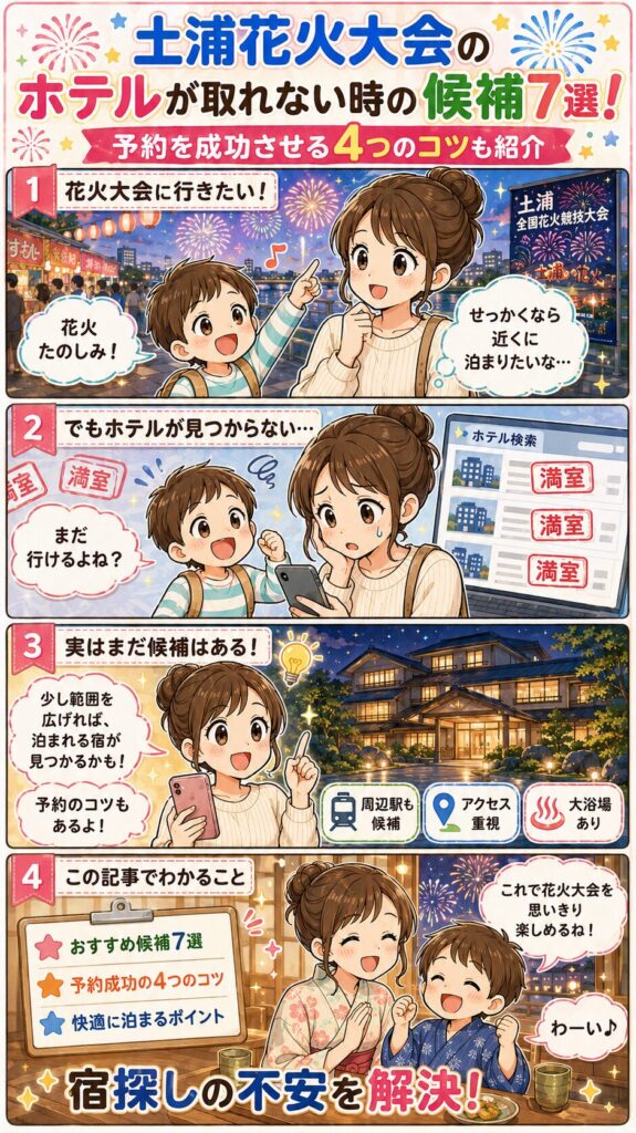 この記事の紹介をする4コマ漫画
