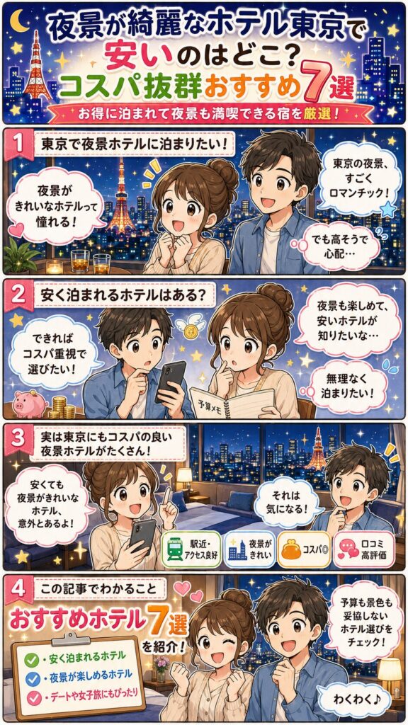 この記事の紹介をする4コマ漫画