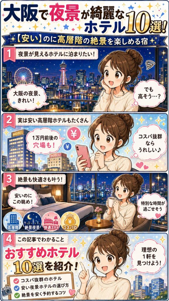 この記事の紹介をする4コマ漫画