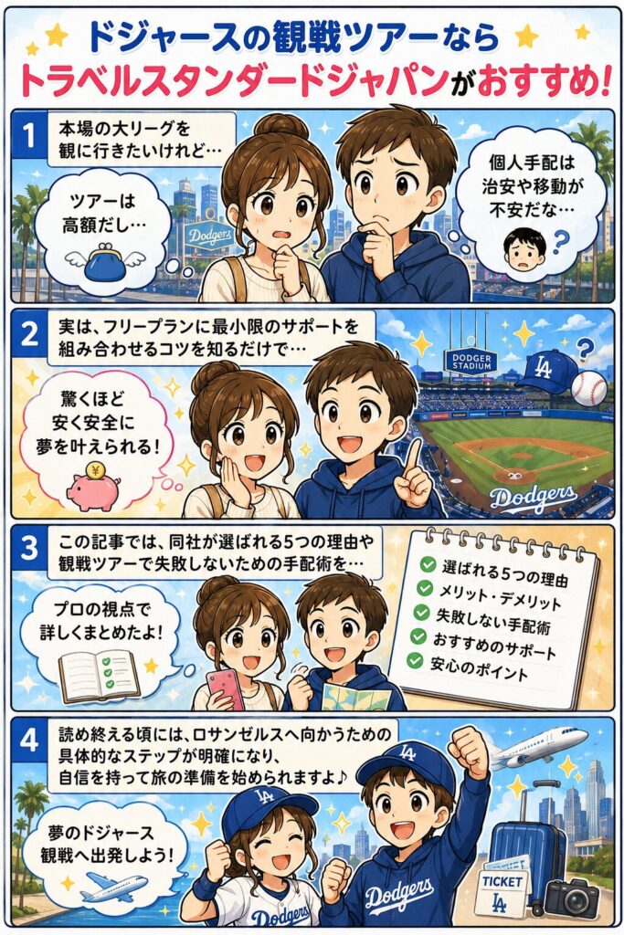 この記事の紹介をする4コマ漫画