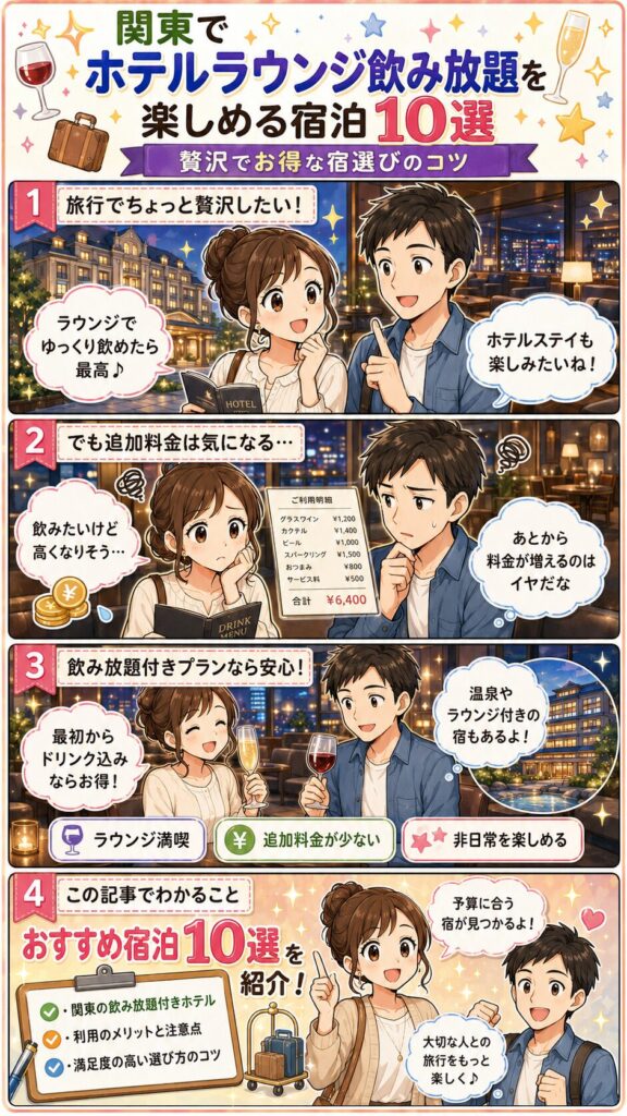 この記事の紹介をする4コマ漫画