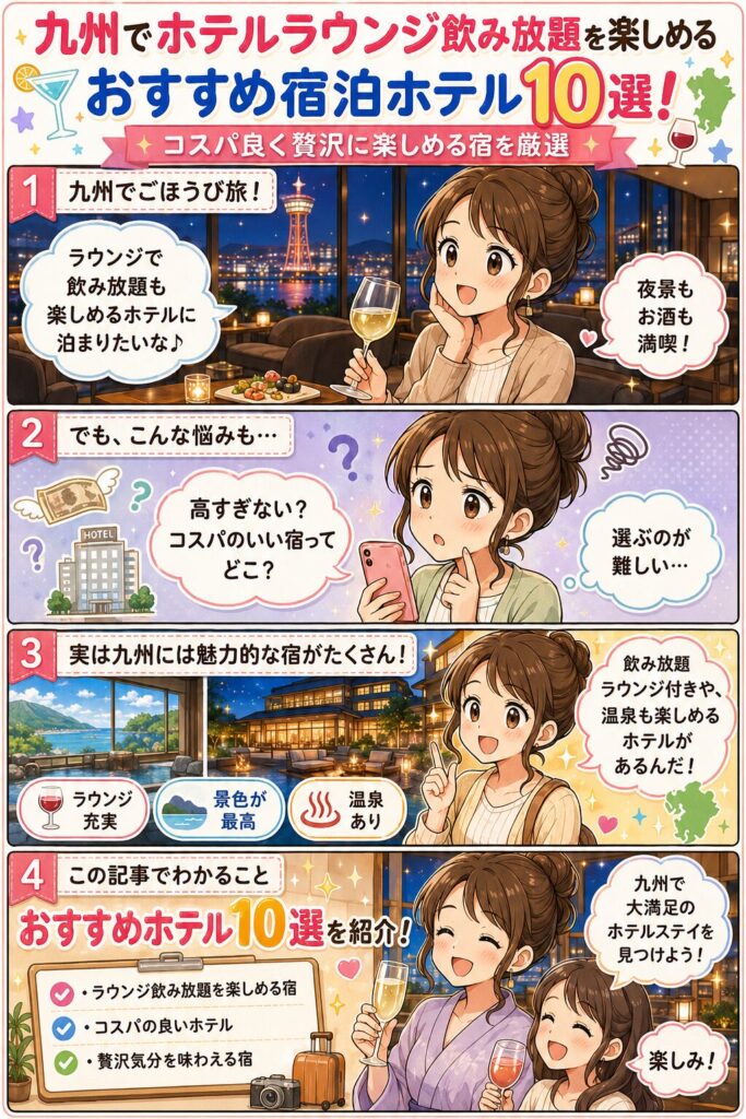 この記事の紹介をする4コマ漫画