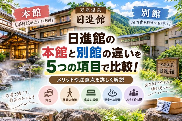 日進館の本館と別館の違いを5つの項目で比較！メリットや注意点を詳しく解説